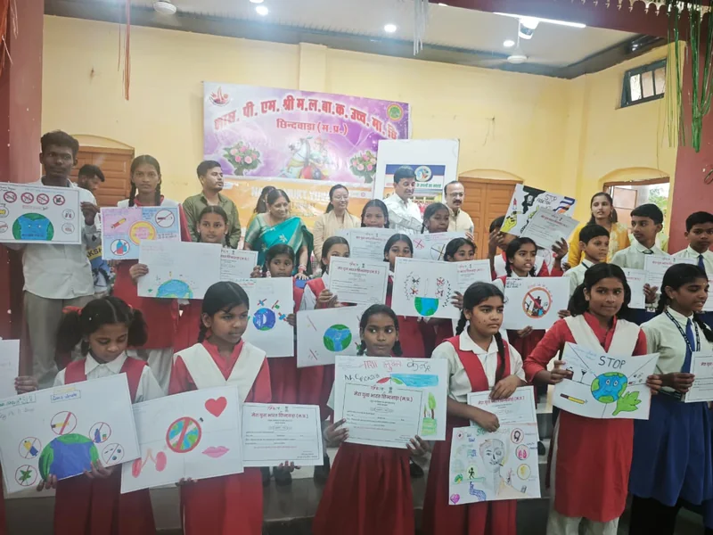नशा मुक्त युवा, विकसित भारत के संकल्प के साथ आयोजित हुआ जिला स्तरीय सेवा संकल्प समारोह