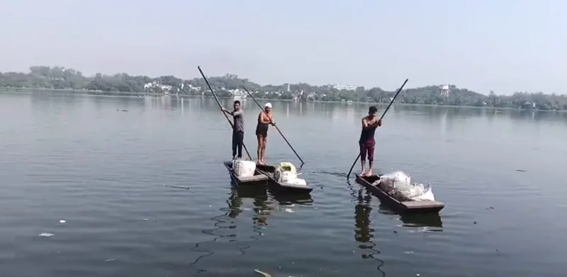 फूटाताल जलाशय से 150 मछुआ परिवारों को मिल रहा रोजगार, सहकारिता से संवर रही जिंदगी