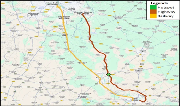 ट्राई ने जुलाई 2026 के दौरान दिल्ली एलएसए के तहत दिल्ली-आगरा राजमार्ग मार्ग और आगरा-दिल्ली रेल मार्ग पर…
